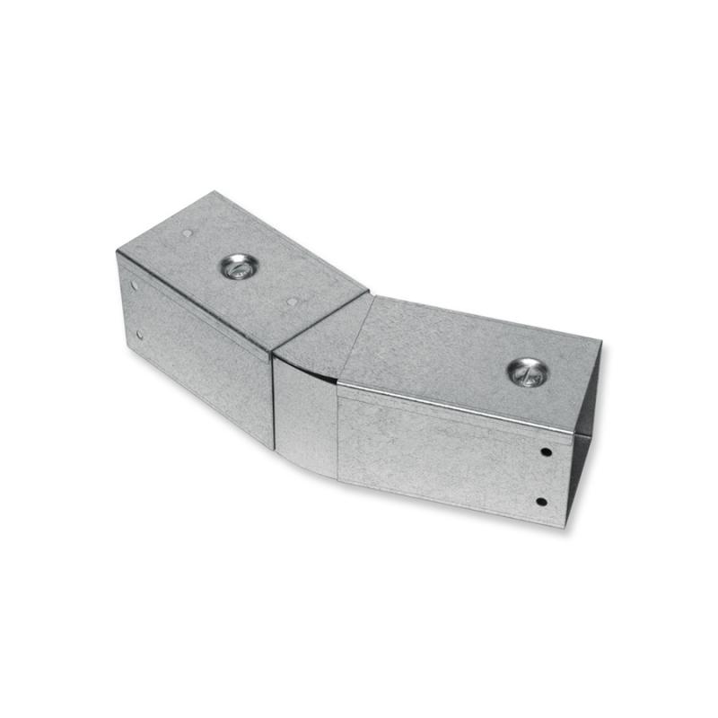 Articulated horizontal elbow with Cover