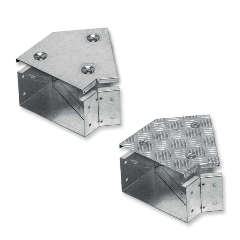 Flat 45° Elbow with Cover