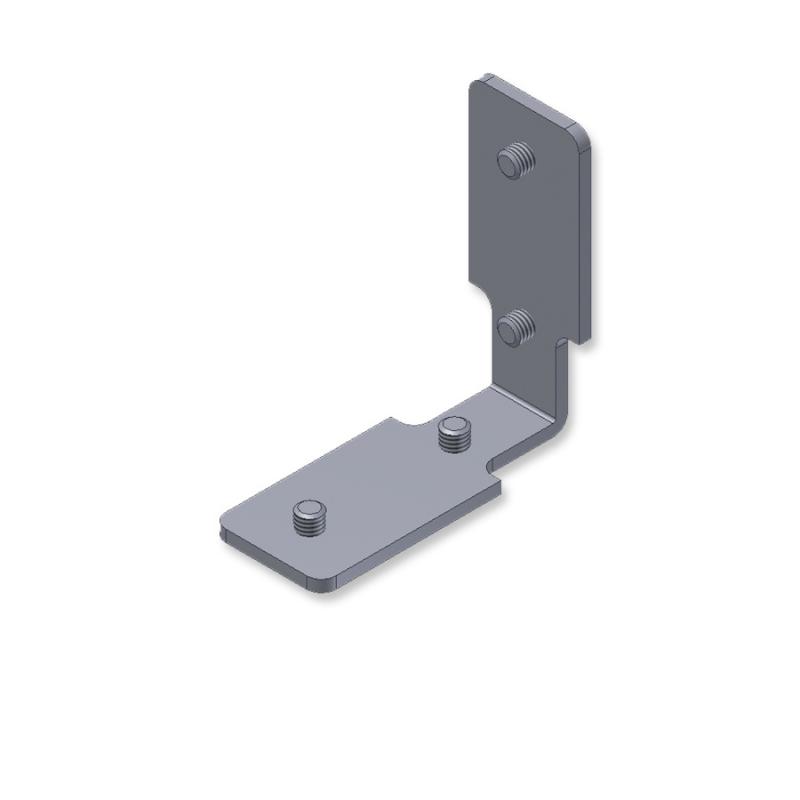 Joint for 90° triangles - bolt fixing