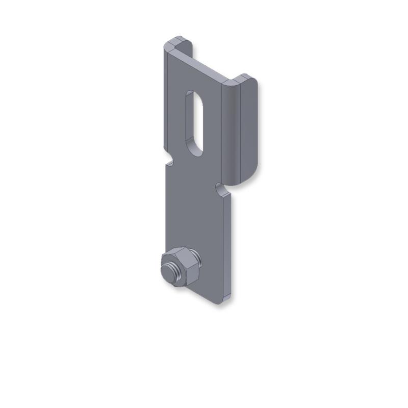 Adjustable extension for fixing support