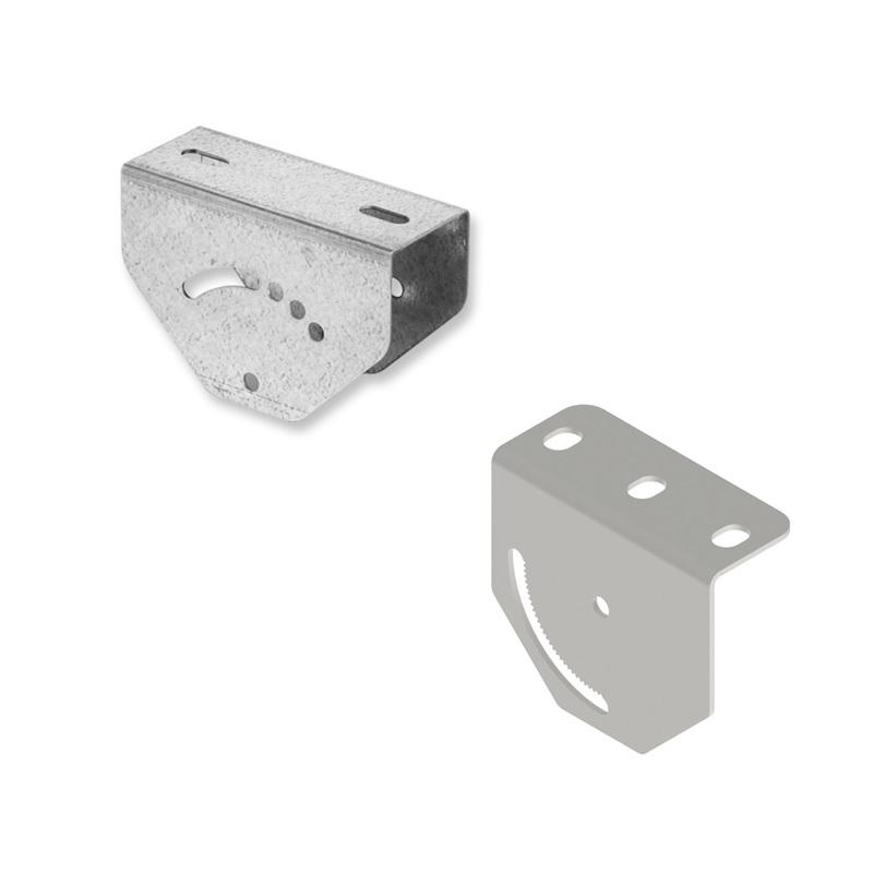 Variable angle ceiling support