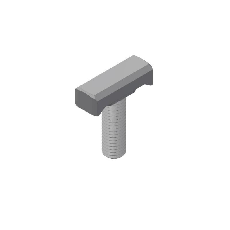 Anchor head screw for section bars