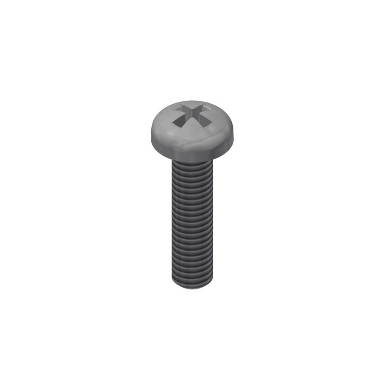 Screw with cylindrical head