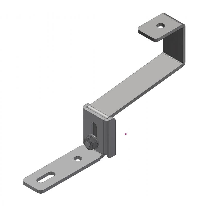 Adjustable support fixing without washer