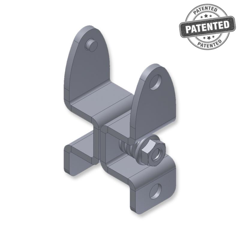 Joint for triangles, rapid assembly - PATENTED