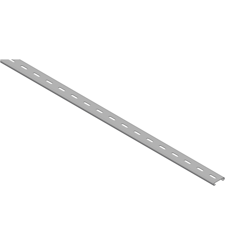 Section bar with longitudinal slots